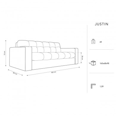 Canapé velours Justin Gris 2 Places BOUTICA DESIGN MIC_2S_51_F1_JUSTIN5