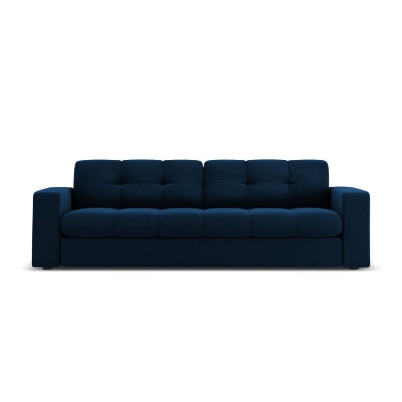 Canapé velours Justin Bleu Roi 3 Places BOUTICA DESIGN MIC_3S_51_F1_JUSTIN3