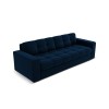 Canapé velours Justin Bleu Roi 3 Places BOUTICA DESIGN MIC_3S_51_F1_JUSTIN3