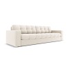 Canapé velours Justin Beige Clair 4 Places BOUTICA DESIGN MIC_4S_51_F1_JUSTIN1