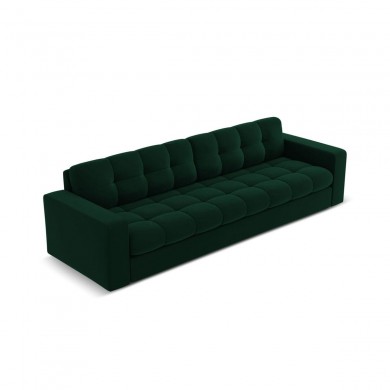 Canapé velours Justin Vert Bouteille 4 Places BOUTICA DESIGN MIC_4S_51_F1_JUSTIN2