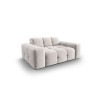 Canapé velours Kendal Gris Clair 2 Places BOUTICA DESIGN MIC_2S_121_F1_KENDAL1