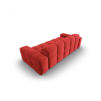 Canapé velours Kendal Rouge 3 Places BOUTICA DESIGN MIC_3S_121_F1_KENDAL7