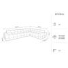 Canapé d'angle droit Kendal Beige Clair 6 Places BOUTICA DESIGN MIC_RC_L_121_F1_KENDAL4