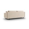 Canapé convertible avec coffre Lisa Beige Clair 3 Places BOUTICA DESIGN MIC_3SF_121_F1_LISA1