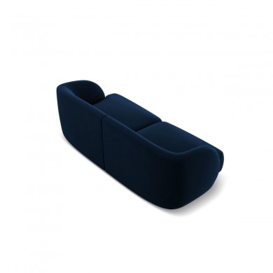 Canapé velours Miley Bleu Roi 2 Places BOUTICA DESIGN MIC_2S_51_F1_MILEY2