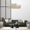 Suspension Anya 10x60W Feuille D'Argent ELSTEAD LIGHTING HK ANYA ISLE