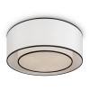 Plafonnier Bergamo 3x60W E27 Blanc Noir MAYTONI MOD613CL-03W