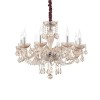 Lustre Design Italien ROSE Ambré E14 8x40W  IDEAL LUX 166889