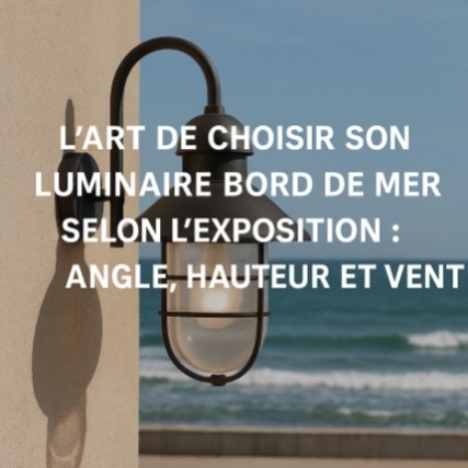 L’art de choisir son luminaire bord de mer selon l’exposition : angle, hauteur